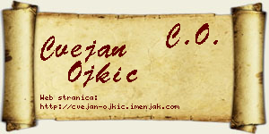 Cvejan Ojkić vizit kartica